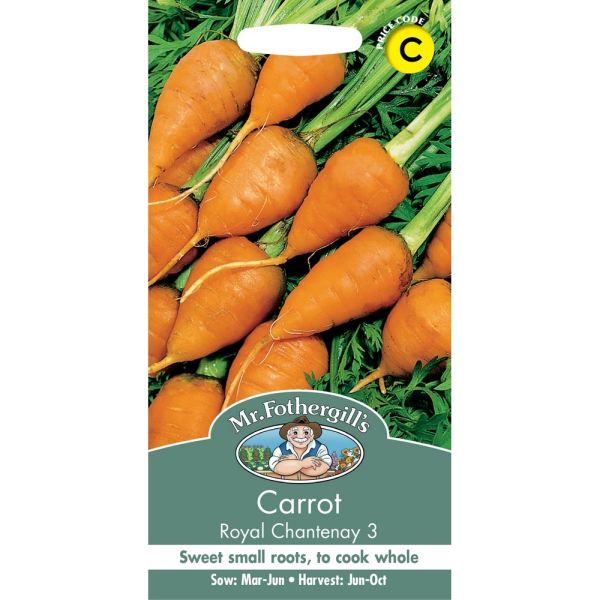 Carrot Royal Chantenay 3 Seeds